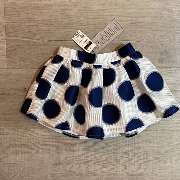 BENETTON | Navy | DOTS SKIRTS - Picture 4 of 6